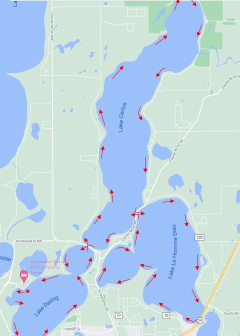 Chain of Lakes Route