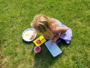 Painting in the Gardens