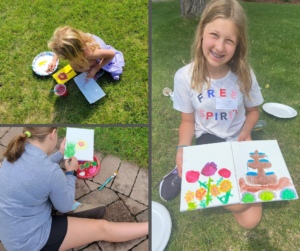 Painting in the Gardens