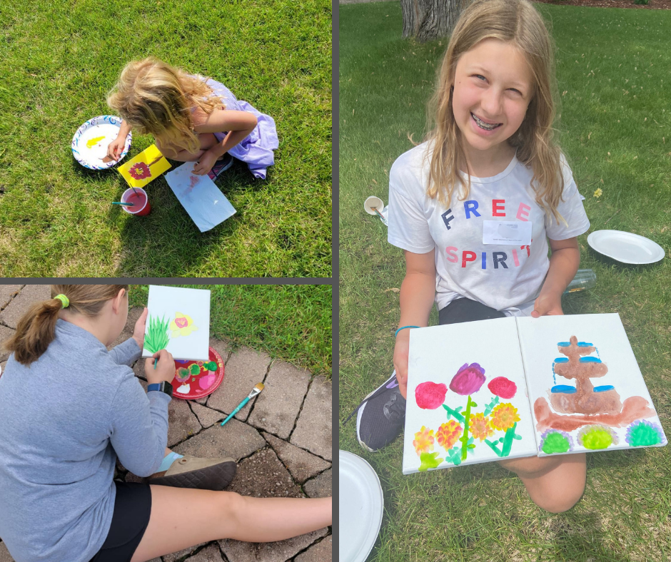 Painting in the Gardens